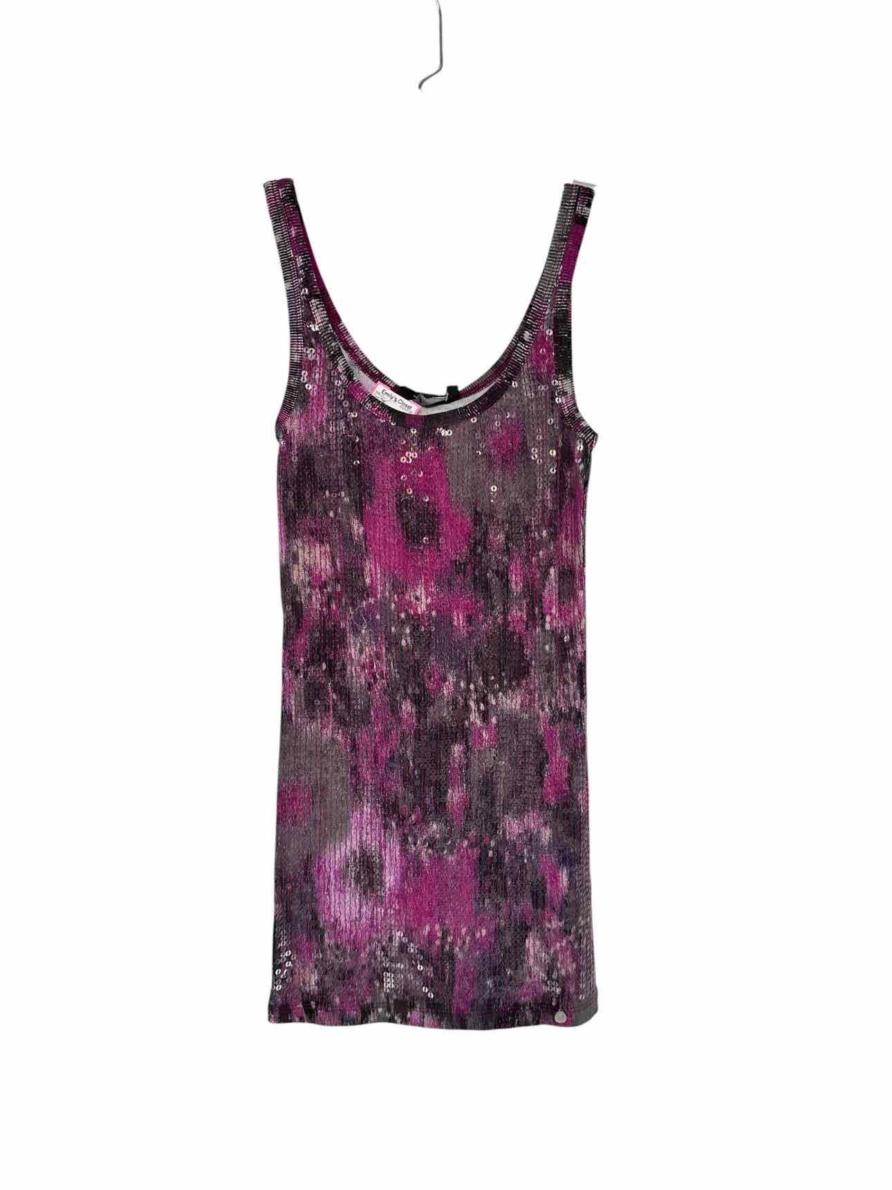 Armani Exchange Pink Sequins Tank Top Size M **NEW**