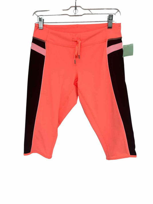 Lululemon Heat It Up Crop Orange Legging Size 10