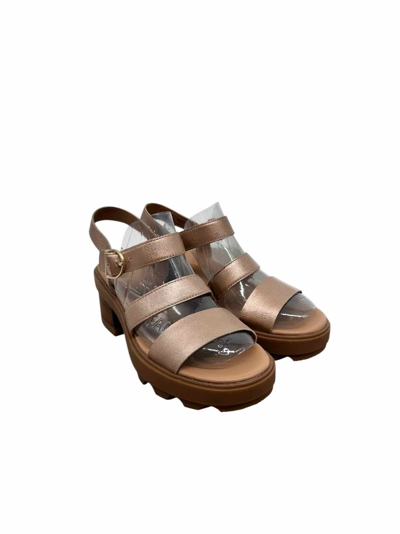 Sorel Joanie Sandals Bronze Shoe Size 7.5