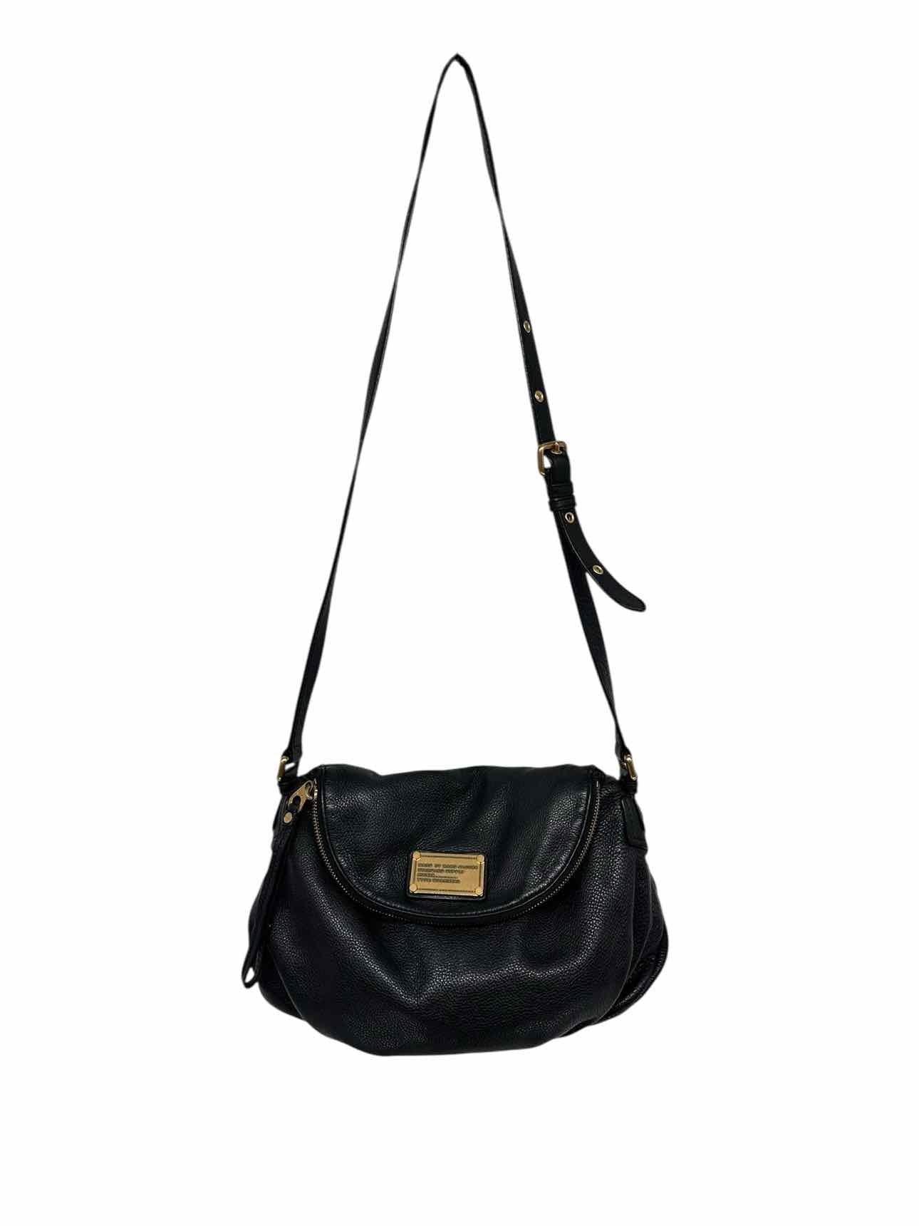 Marc by Marc Jacobs Classic Q Natasha Black Leather Crossbody