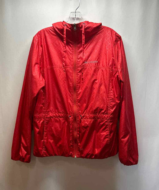 Columbia Red Rain Jacket