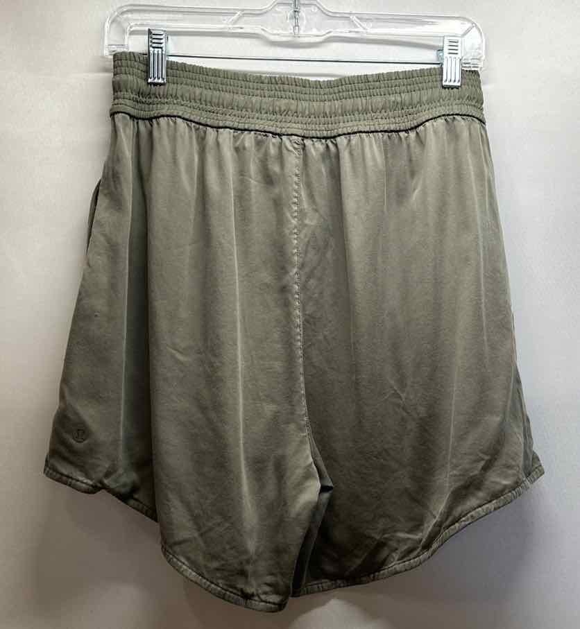 Lululemon Olive Green Drawstring Shorts