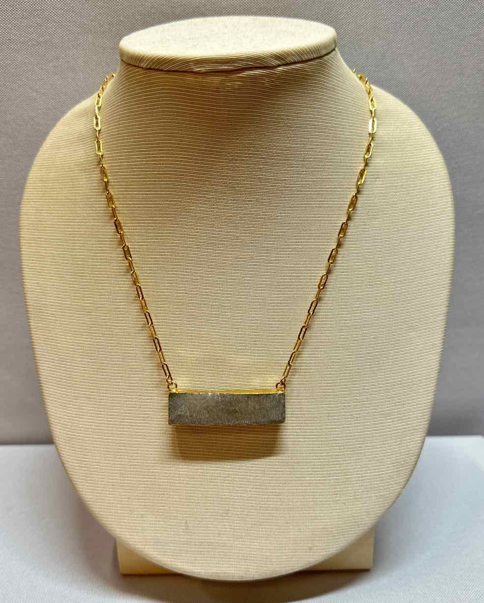 Karol Kirberger Druzy Quartz Necklace NEW