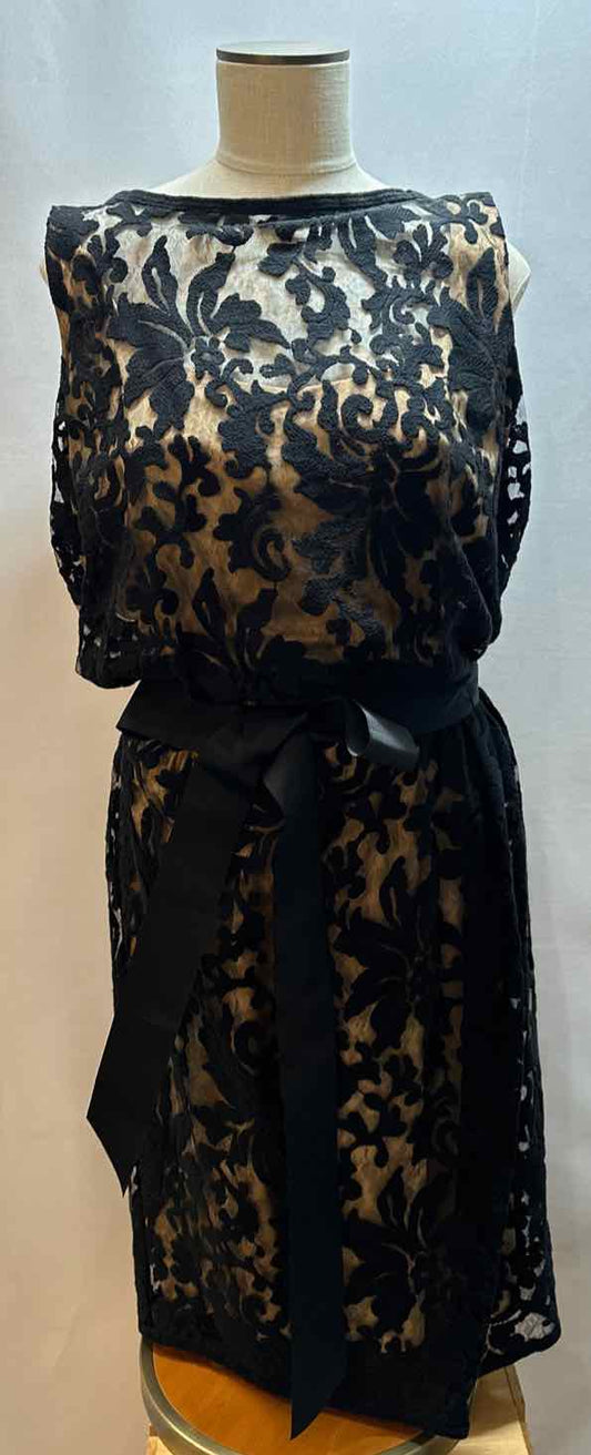 Tadashi Shoji Black Lace Dress