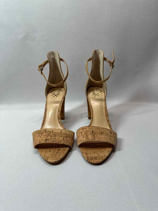 Vince Camuto Tan Cork Sandals NEW
