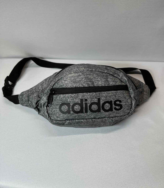 Adidas Gray Nylon Crossbody Belt Bag