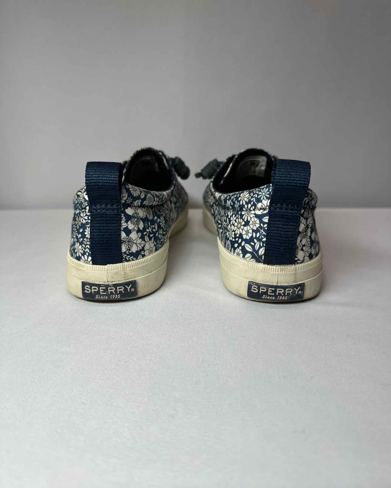 Sperry Navy Floral Sneakers