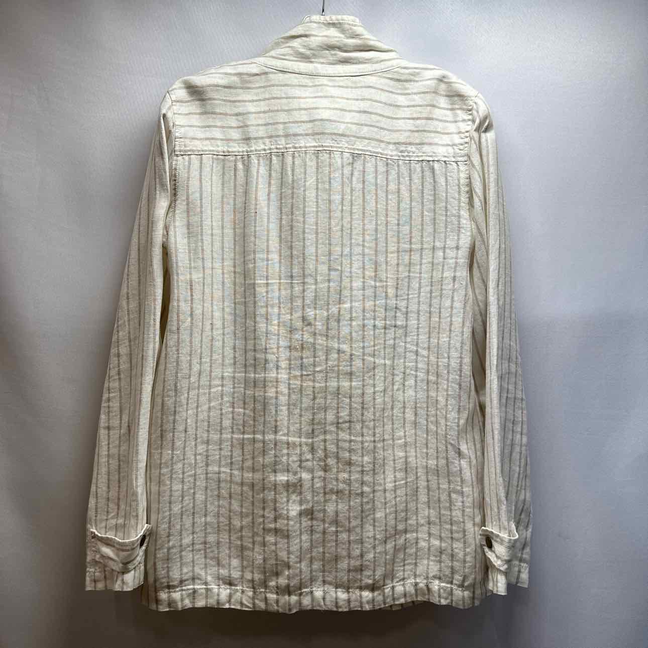 Artisan NY Off-White Stripe Spring Jacket